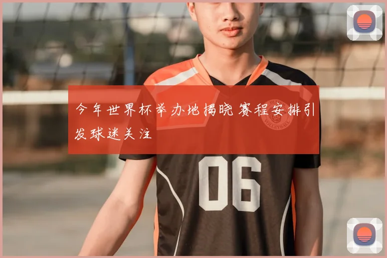 今年世界杯举办地揭晓 赛程安排引发球迷关注