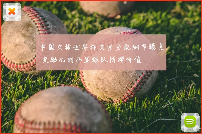 中国女排世界杯奖金分配细节曝光 奖励机制凸显球队拼搏价值